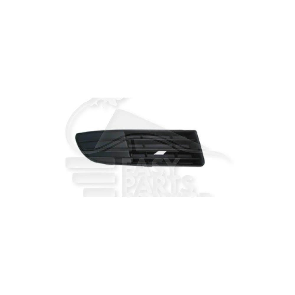 GRILLE DE PARE-CHOC AVANT-DROIT NOIRE pour VOLKSWAGEN POLO