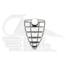 GRILLE DE CALANDRE NOIRE A/MOULURES CHROMEES 