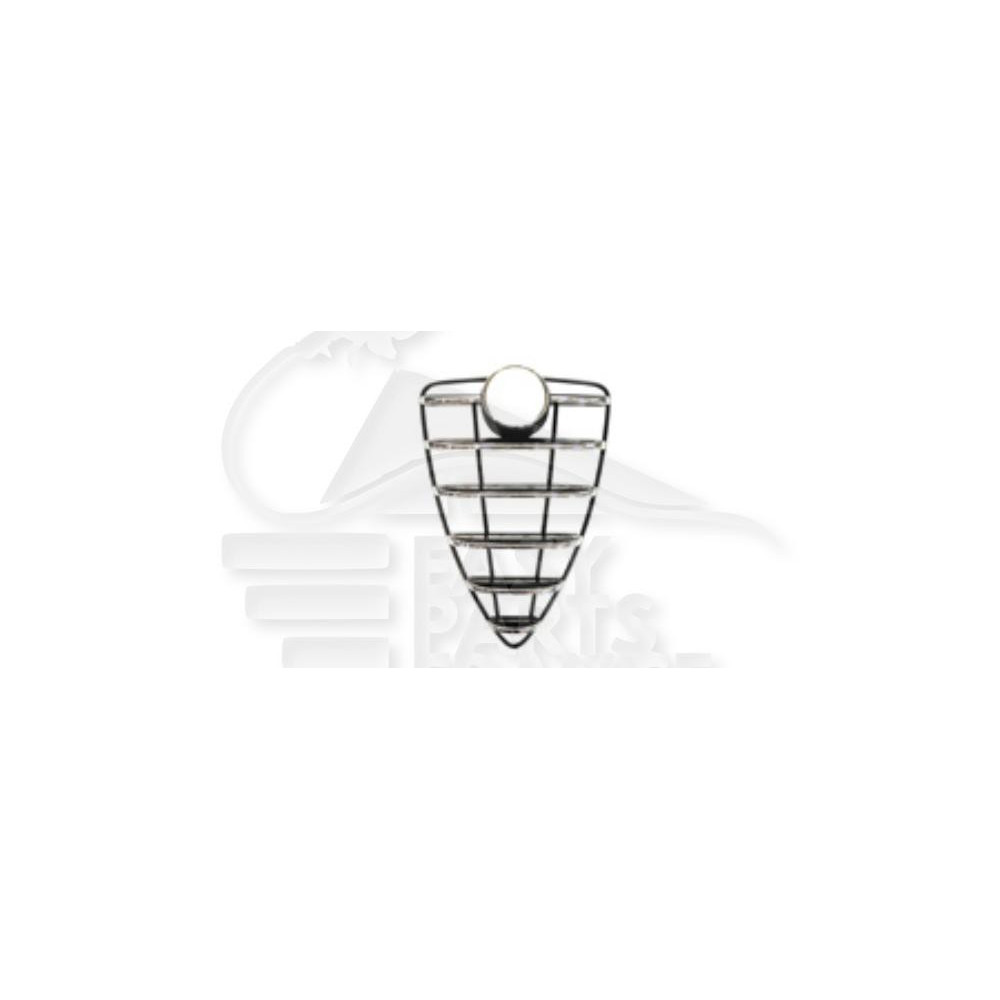 GRILLE DE CALANDRE NOIRE AVEC MOULURES CHROMEES pour ALFA ROMEO MITO