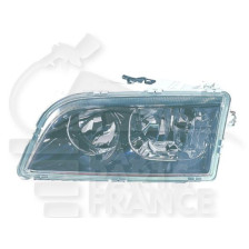 PHARE OPTIQUE GAUCHE H7+H7 ÉLECTRIQUE SANS MOTEUR 4 PINS FOND NOIR → 12/02 pour VOLVO S40