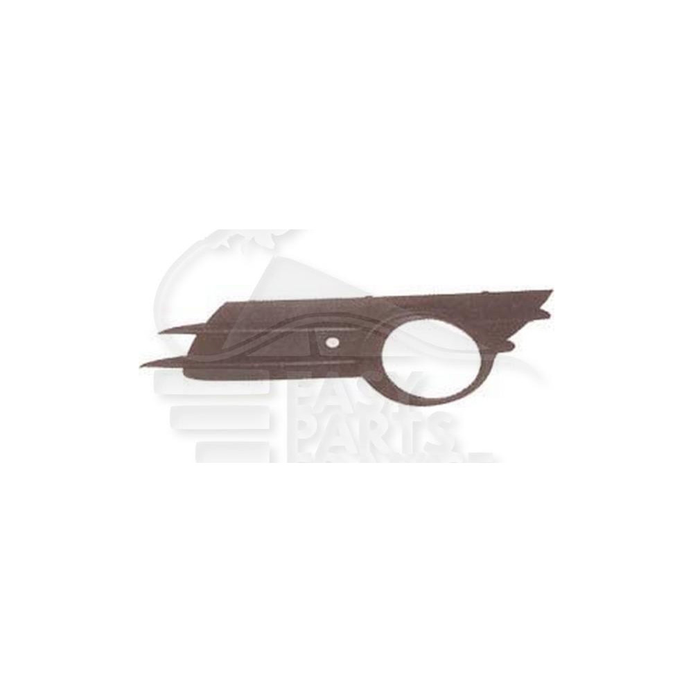 GRILLE DE PARE-CHOC AVANT-GAUCHE AVEC EMPLACEMENT ANTI-BROUILLARD NOIRE pour OPEL CORSA
