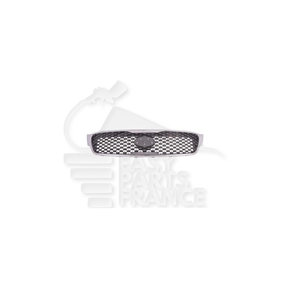 GRILLE DE CALANDRE GRISE AVEC MOULURE CHROMEE pour KIA SORENTO