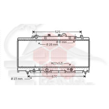 RADIA 1.4I 12V A/CLIM 270 X 757 X 27 