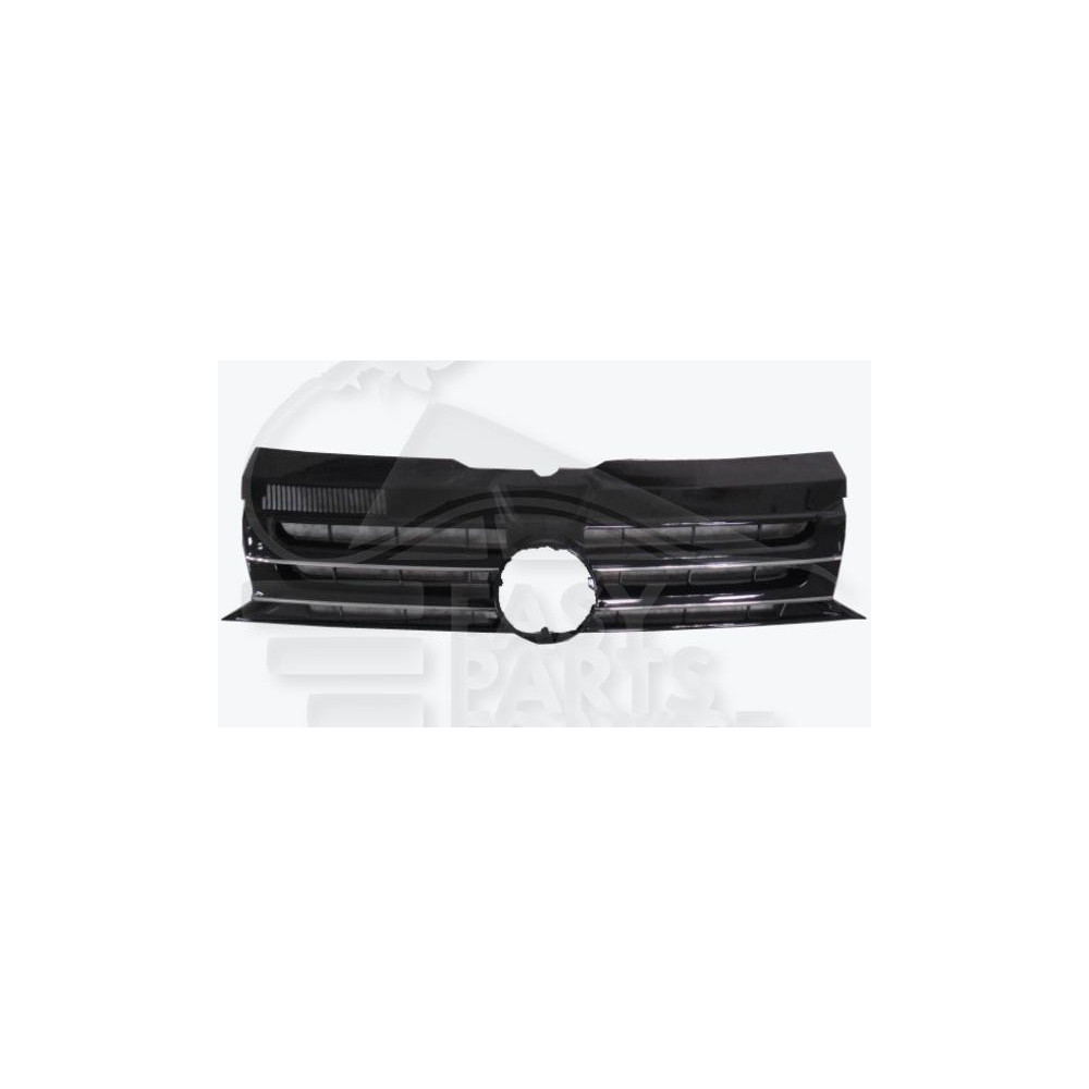GRILLE DE CALANDRE NOIRE SANS MOULURE pour VOLKSWAGEN TRANSPORTER