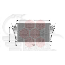 ECHANGEUR 2.0/2.2 DTI BOÎTE MÉCA 647 X 414 X 29 pour OPEL VECTRA