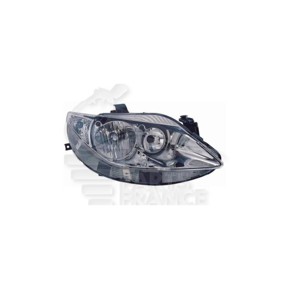 PHARE OPTIQUE DROIT H7+H7 ÉLECTRIQUE SANS MOTEUR FOND CHROME pour SEAT IBIZA
