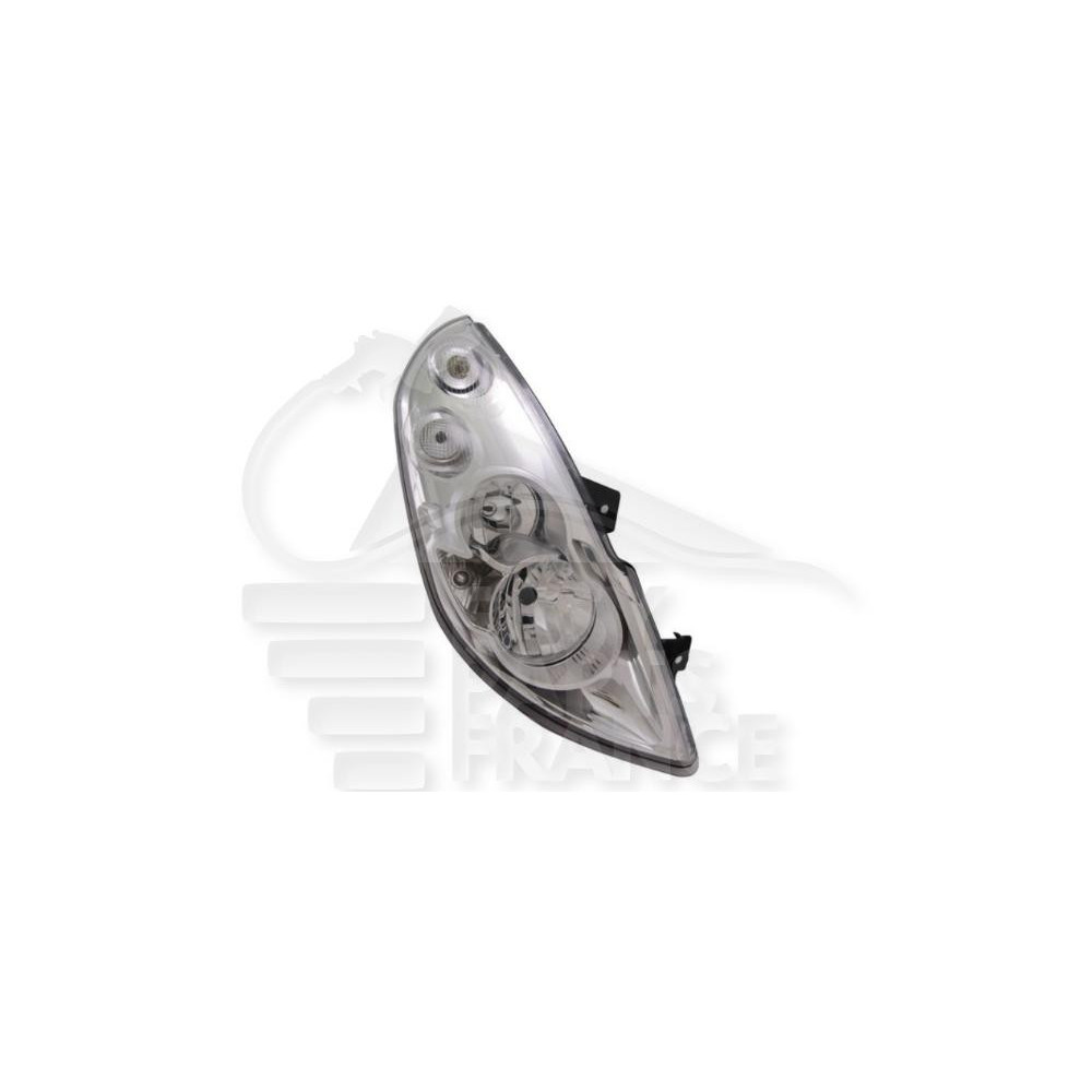 PHARE OPTIQUE DROIT H1+H7 ÉLECTRIQUE AVEC MOTEUR pour OPEL MOVANO