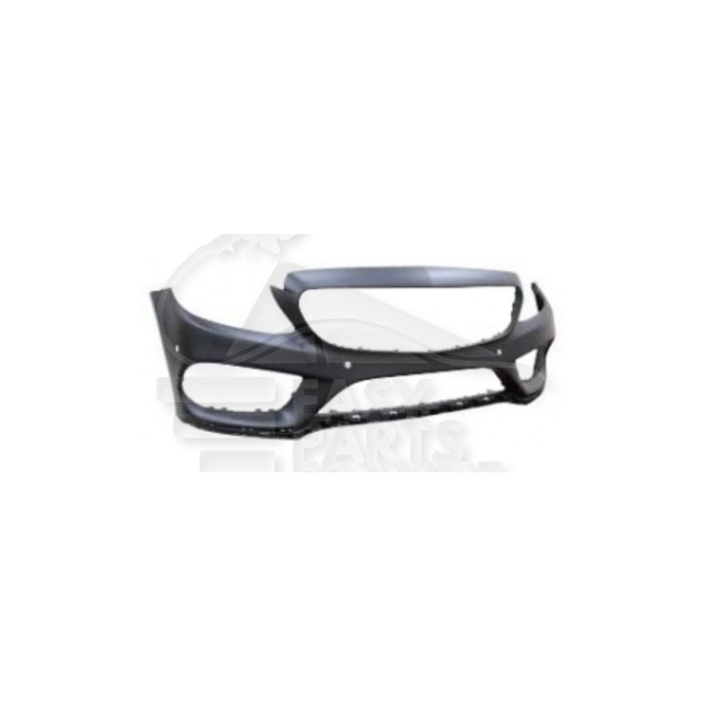 PARE-CHOC AVANT A PEINDRE AVEC PACKONTROL AVEC PARK ASSIST SANS EMPLACEMENT CAMERA pour MERCEDES CLASSE C - W205