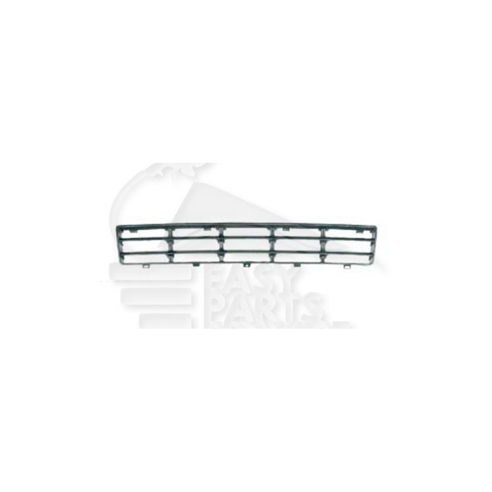 GRILLE CENTRALE DE PARE-CHOC AVANT NOIRE pour VOLKSWAGEN GOLF