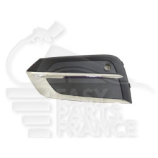 GRILLE DE PARE-CHOC AVANT-GAUCHE NOIRE AVEC MOULURE CHROMEE pour VOLVO XC 60