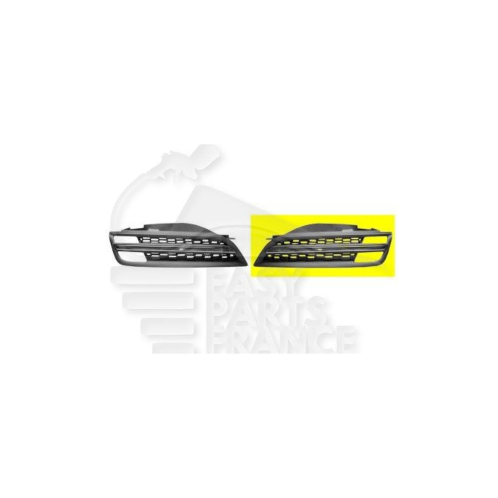GRILLE DE CALANDRE GAUCHE NOIRE pour NISSAN MICRA