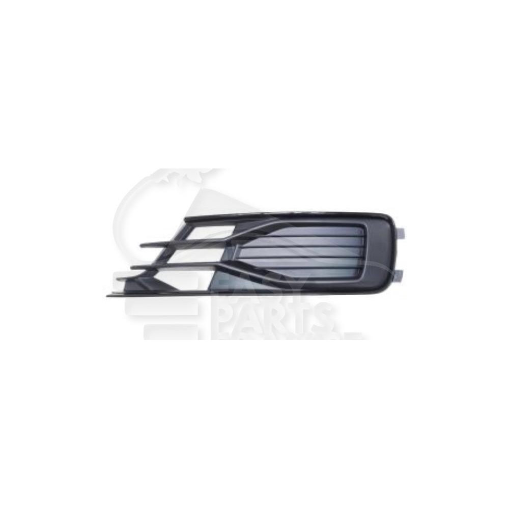 GRILLE DE PARE-CHOC AVANT-GAUCHE NOIRE pour AUDI A6