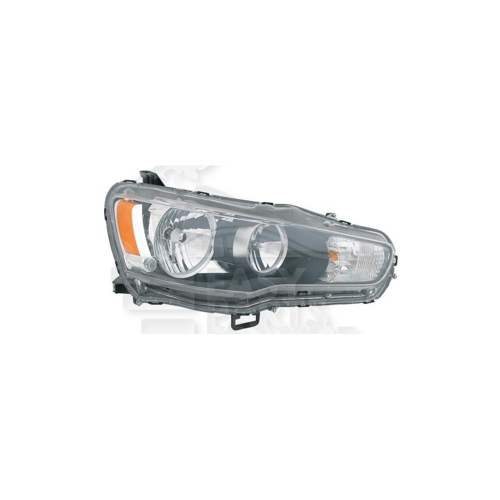 PHARE OPTIQUE DROIT HB3+HB4 ÉLECTRIQUE SANS MOTEUR pour MITSUBISHI LANCER