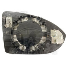 GLACE DE RÉTROVISEUR GAUCHE CHAUFFANT & DÉTECT. ANGLE MORT pour VOLKSWAGEN GOLF