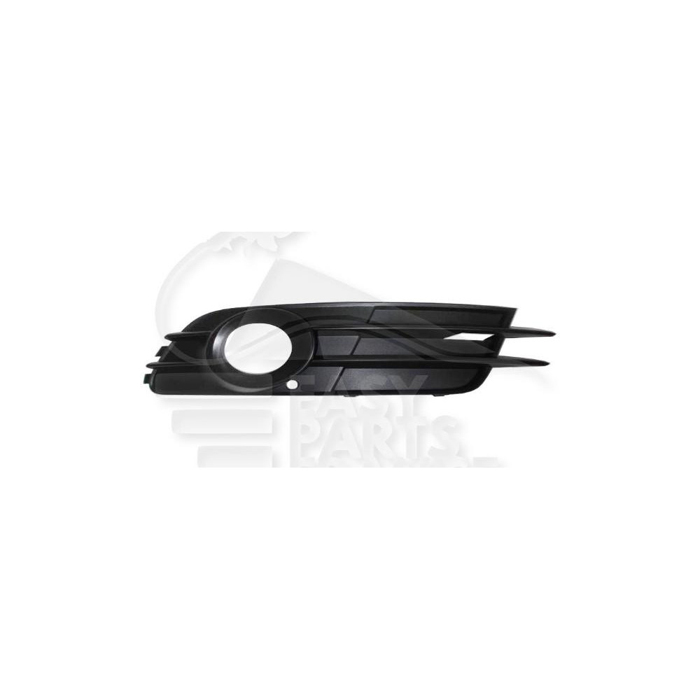 GRILLE DE PARE-CHOC AVANT-DROIT AVEC EMPLACEMENT ANTI-BROUILLARD - SANS MOULURE CHROMEE pour AUDI A6