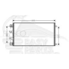 CONDENSEUR 2.0 DCI pour NISSAN QASHQAI