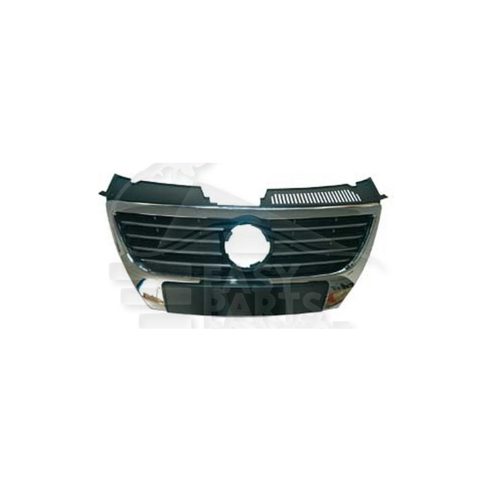 GRILLE DE CALANDRE AVEC MOULURES - SANS PACKONTROL pour VOLKSWAGEN PASSAT