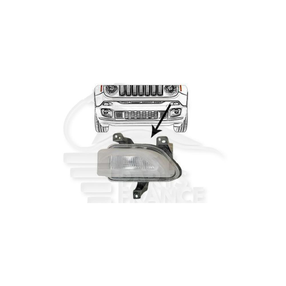 FEU DE JOUR AVANT-GAUCHE pour JEEP RENEGADE