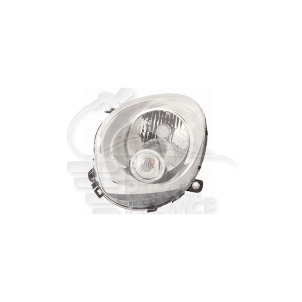 PHARE OPTIQUE GAUCHE H4 ÉLECTRIQUE AVEC MOTEUR FEU BLANC pour MINI /