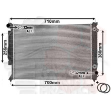 RADIATEUR 2.5 TDI - BOÎTE AUTO - 632 X 450 X 30 pour AUDI A6