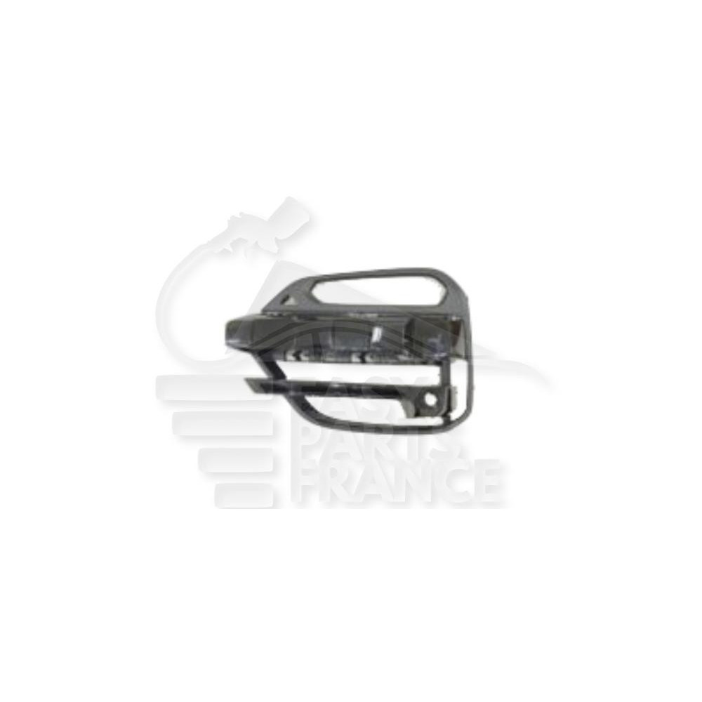 GRILLE DE PARE-CHOC AVANT-GAUCHE NOIRE AVEC EMPLACEMENT ANTI-BROUILLARD LED pour BMW X3