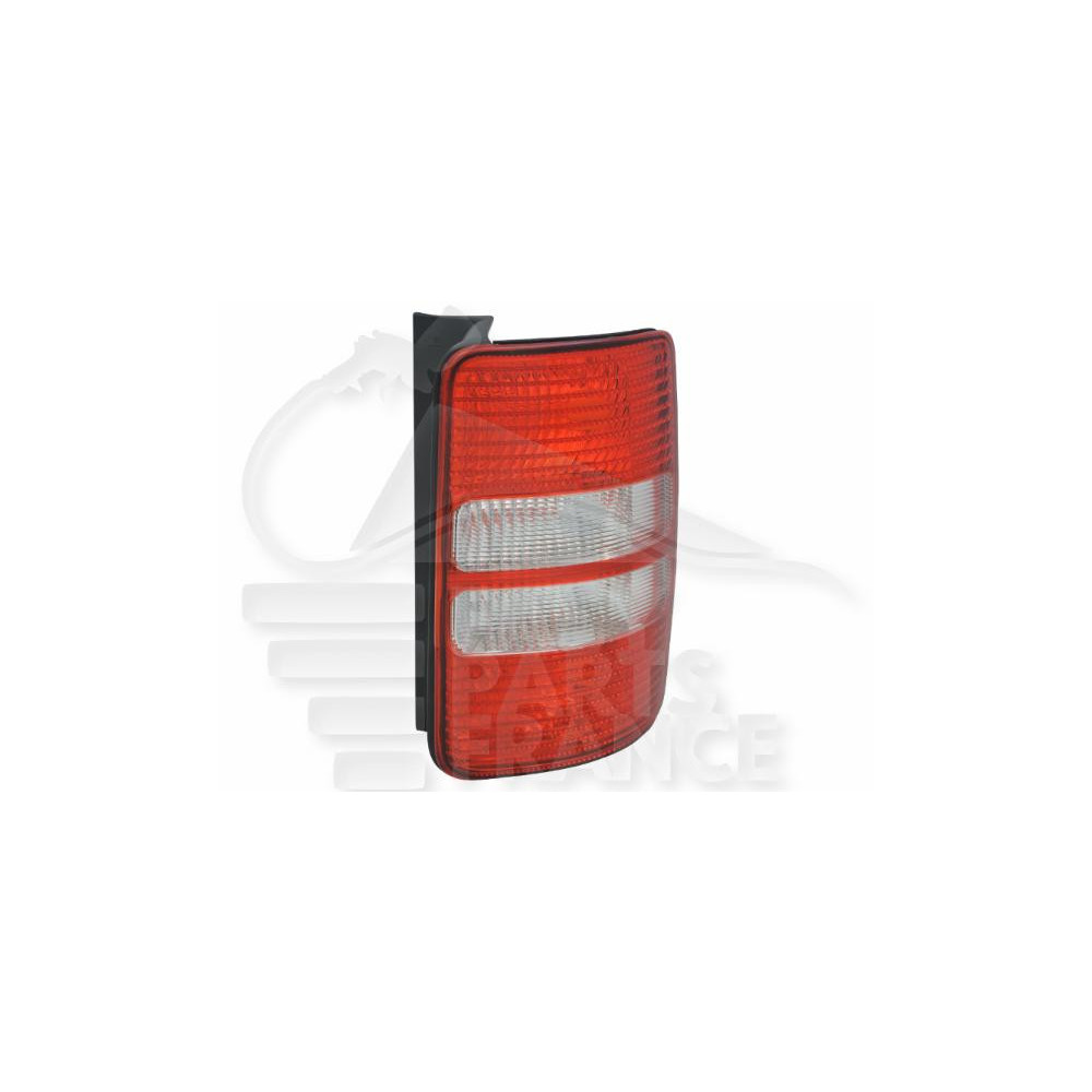 FEU ARRIÈRE-DROIT ROUGE/BLANC - HAYON pour VOLKSWAGEN CADDY