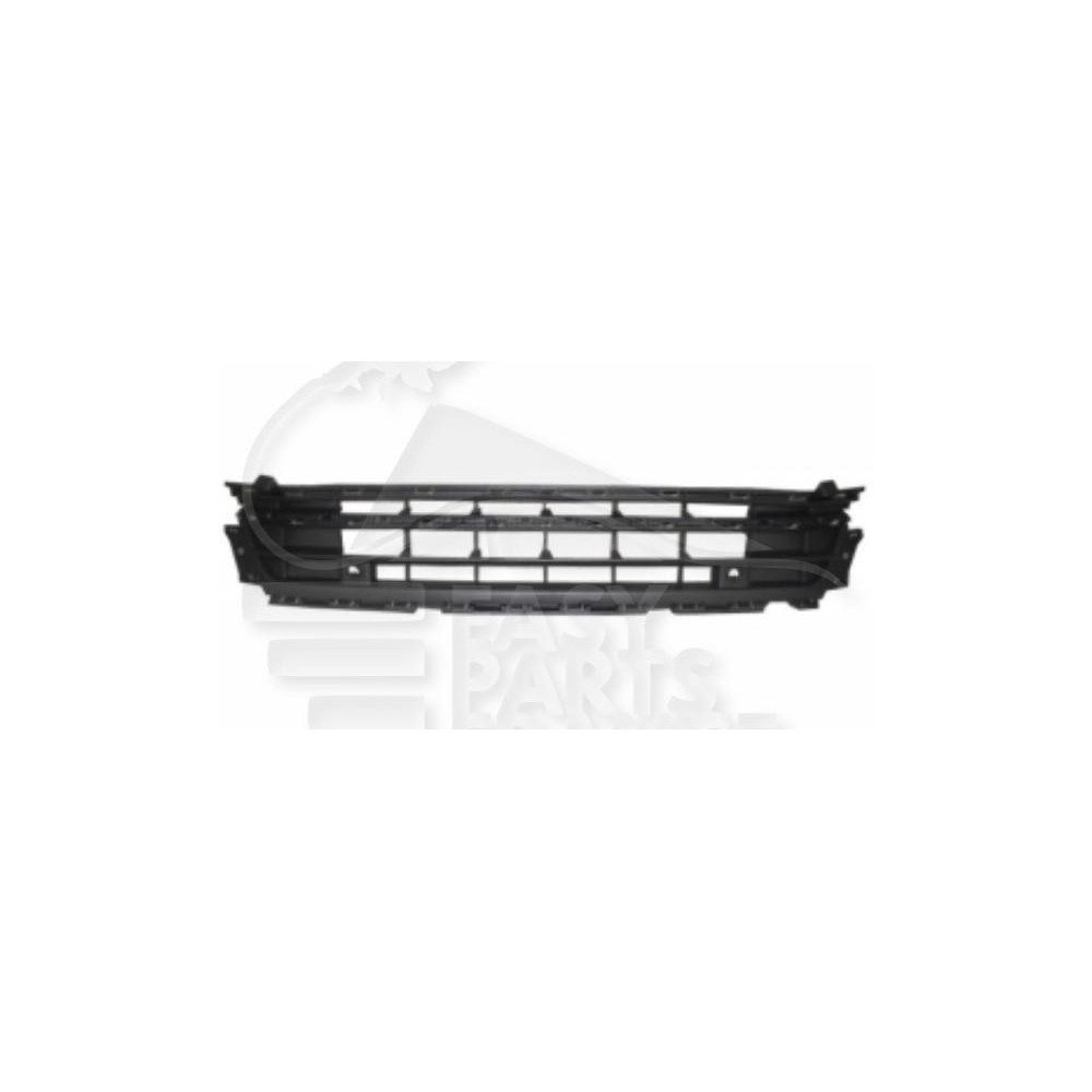 GRILLE CENTRALE DE PARE-CHOC AVANT NOIRE AVEC PACKONTROL pour VOLKSWAGEN JETTA