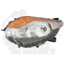 PHARE OPTIQUE GAUCHE H4 ÉLECTRIQUE SANS MOTEUR FOND NOIR pour FIAT FULLBACK