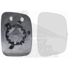 GLACE DE RÉTROVISEUR DROIT CHAUFFANT CONVEXE pour VOLKSWAGEN CADDY