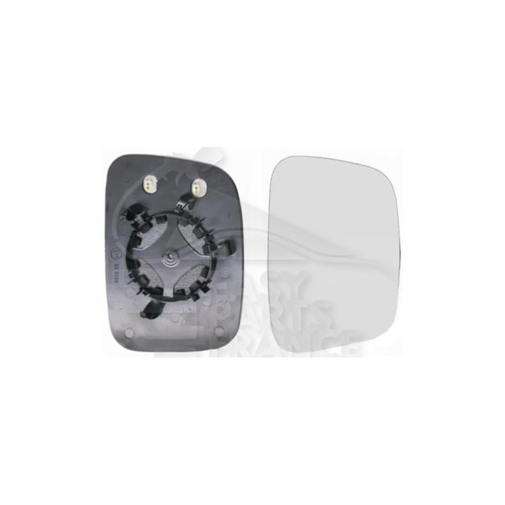 GLACE DE RÉTROVISEUR DROIT CHAUFFANT pour VOLKSWAGEN TRANSPORTER