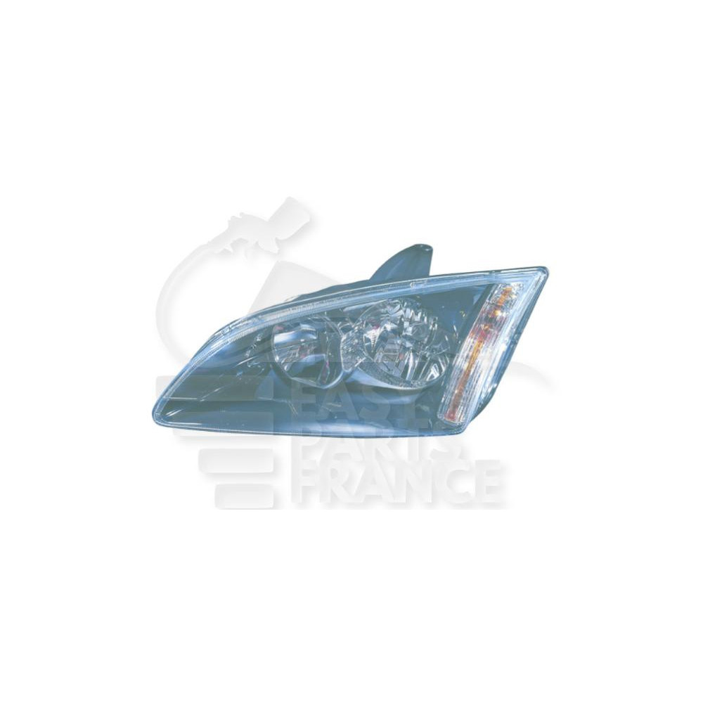 PHARE OPTIQUE GAUCHE H1+H7 ÉLECTRIQUE SANS MOTEUR FOND NOIR pour FORD FOCUS