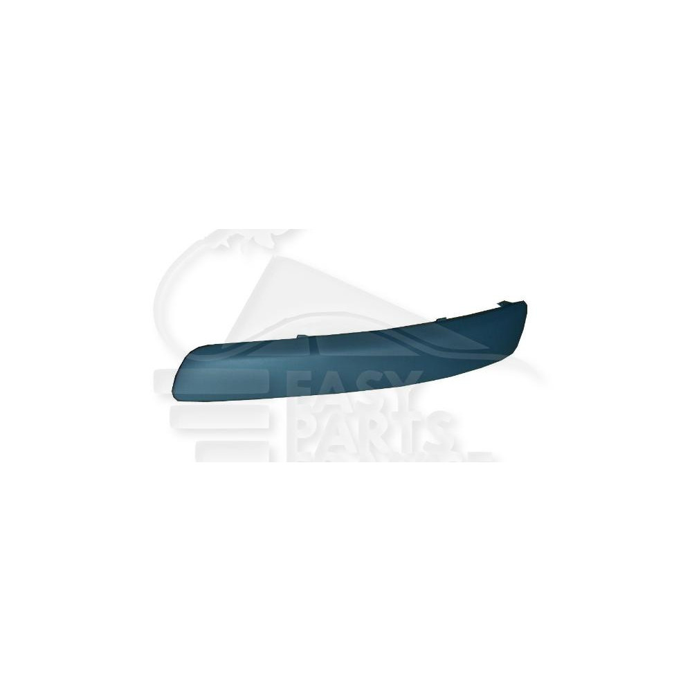 MOULURE DE PARE-CHOC AVANT-GAUCHE NOIRE pour VOLKSWAGEN GOLF