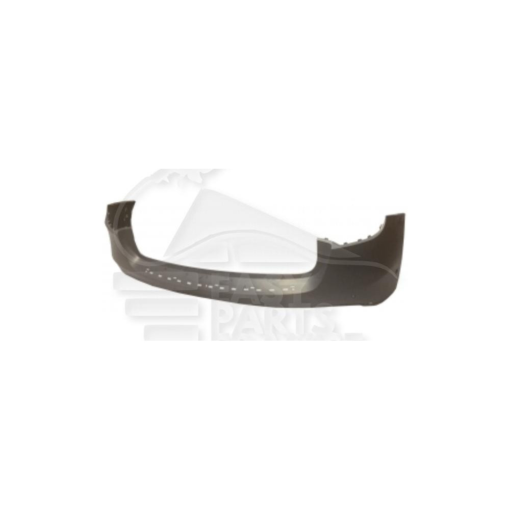 PARE-CHOC ARRIÈRE A PEINDRE AVEC PACKONTROL - AVEC EMPLACEMENT MOULURE pour MERCEDES CLASSE GLA - X156