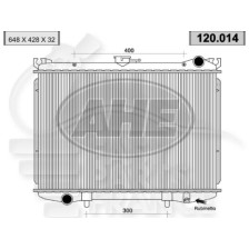 RADIATEUR 2.5 DROIT - 2.7 TD AVEC OU SANS CLIM pour NISSAN KING KAB