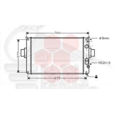RADIA .25TDI 625 X 382 X 36 