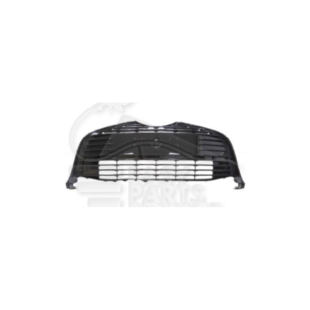 GRILLE CENTRALE DE PARE-CHOC AVANT PEINTE NOIRE pour TOYOTA YARIS