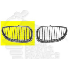 GRILLE DE CALANDRE AVANT-DROIT CHROMEE/NOIRE pour BMW S5 E60