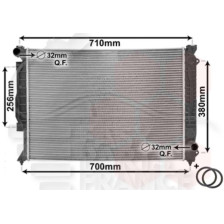 RADIATEUR 2.5 TDI - BOÎTE MÉCA - 632 X 450 X 30 pour AUDI A6