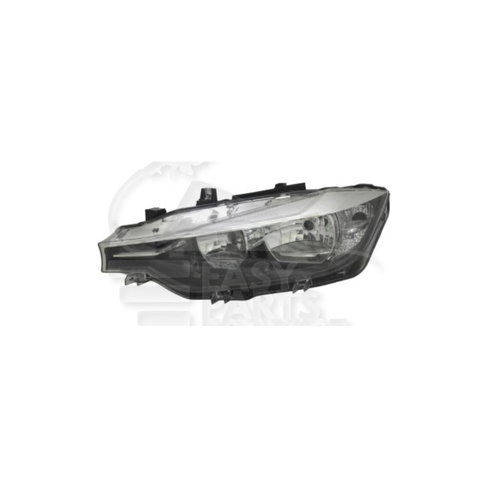 PHARE OPTIQUE GAUCHE H7+H7 ÉLECTRIQUE AVEC MOTEUR LED pour BMW S3 F 30