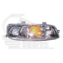 PHARE OPTIQUE DROIT H7+H7+H3 ÉLECTRIQUE SANS MOTEUR FOND NOIR pour FIAT PUNTO 5 PORTES