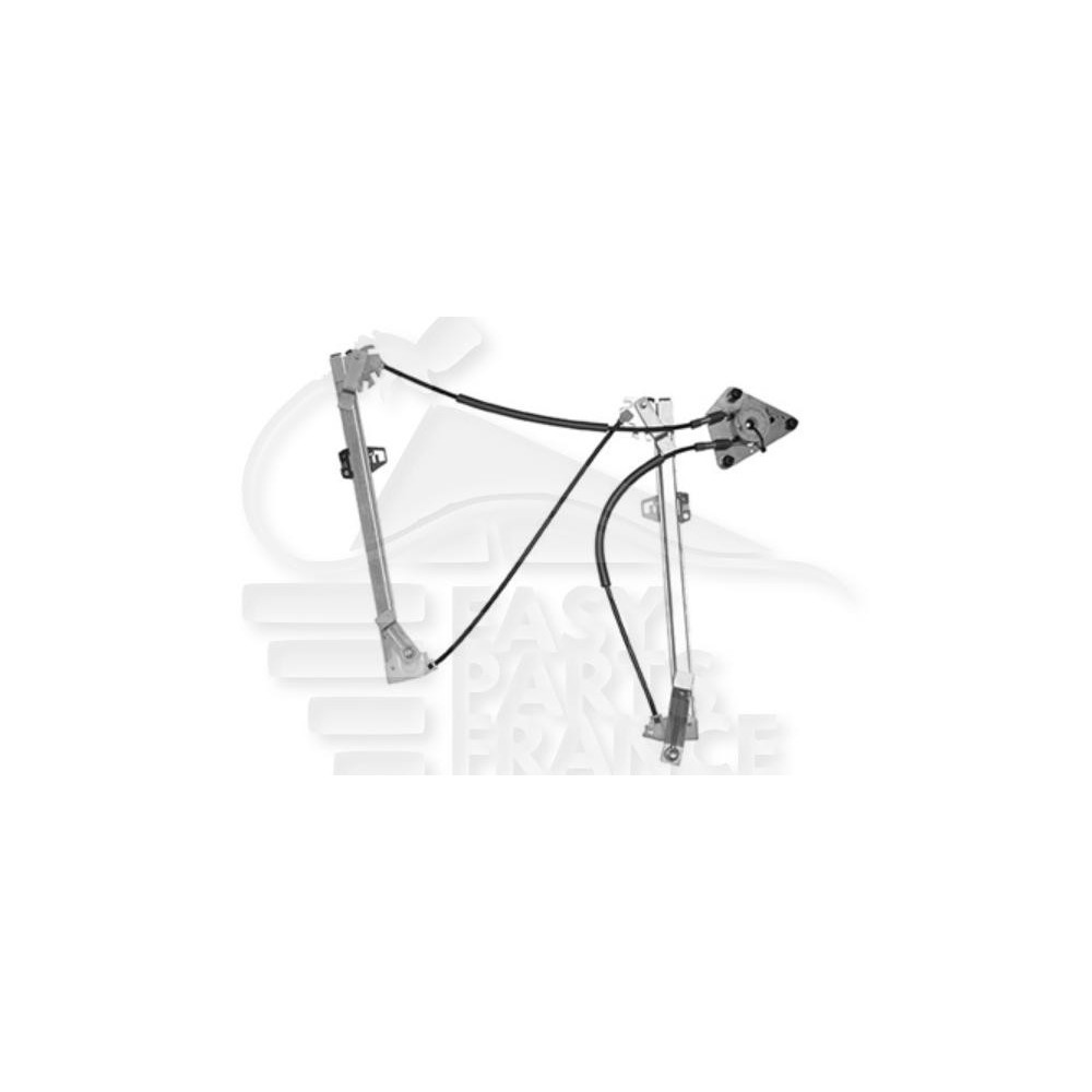 MECANISME DE LEVE VITRE ÉLECTRIQUE AVANT-GAUCHE MODÈLE 4 PORTES pour AUDI A1