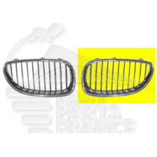 GRILLE DE CALANDRE AVANT-GAUCHE CHROMEE/NOIRE pour BMW S5 E60