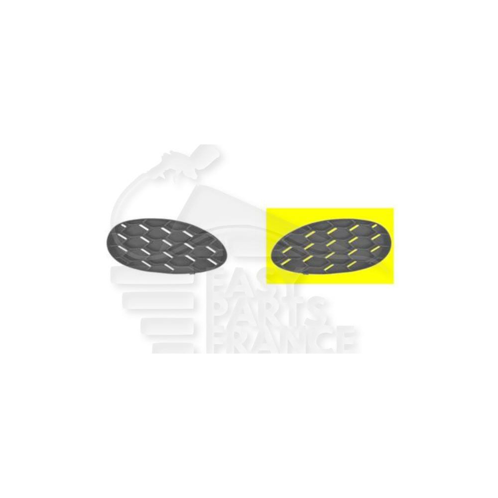 CACHE ANTI-BROUILLARD AVANT-GAUCHE NOIRE pour TOYOTA AYGO