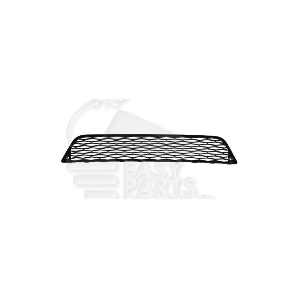 GRILLE CENTRALE DE PARE-CHOC AVANT INFÉRIEUR NOIRE pour SEAT LEON