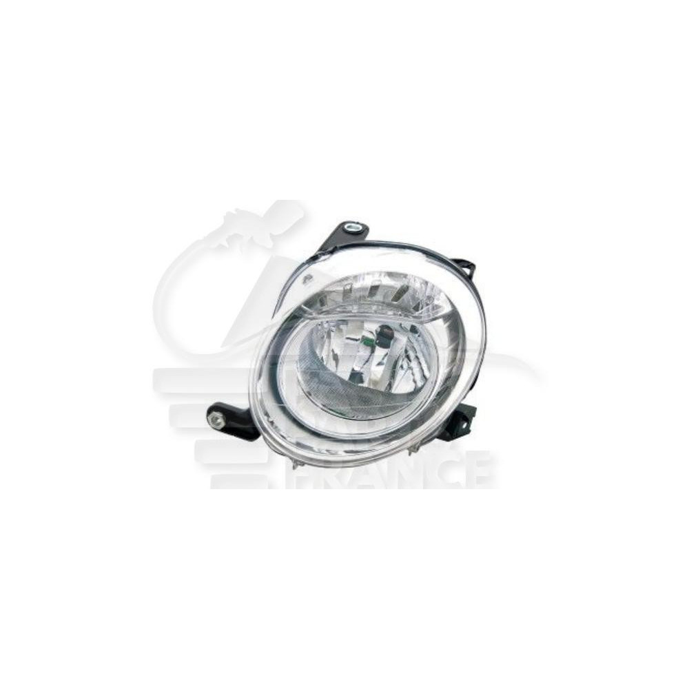 PHARE OPTIQUE GAUCHE H7 ÉLECTRIQUE AVEC MOTEUR pour FIAT 500