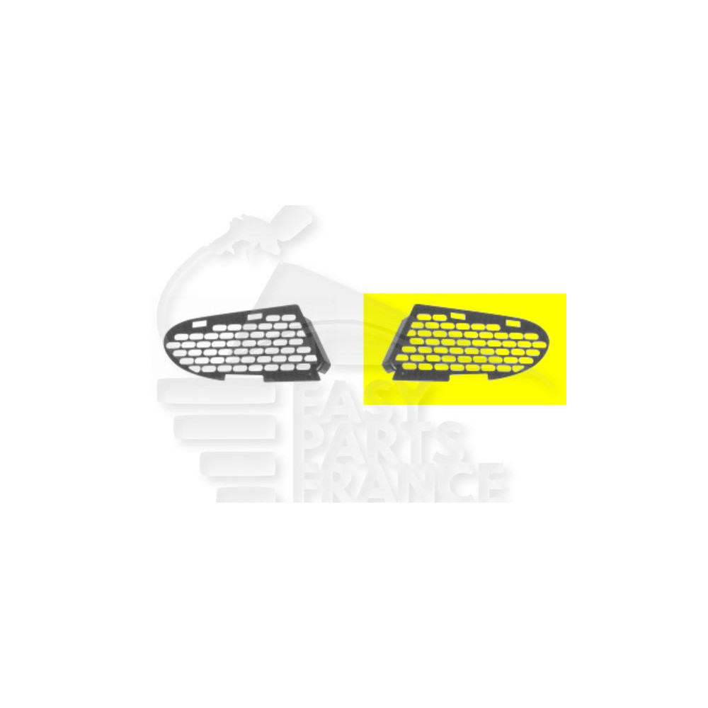 GRILLE DE PARE-CHOC AVANT-GAUCHE → 06/97 pour MERCEDES CLASSE C - W202