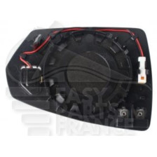 GLACE DE RÉTROVISEUR GAUCHE CHAUFFANT & DÉTECT. ANGLE MORT pour VOLKSWAGEN POLO