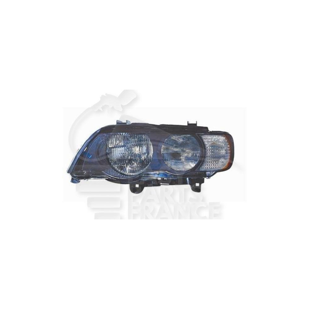 PHARE OPTIQUE GAUCHE H7+H7 ÉLECTRIQUE AVEC MOTEUR FEU BLANC pour BMW X5