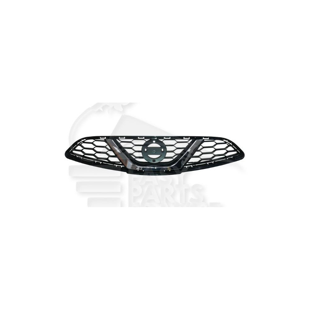 GRILLE DE CALANDRE NOIRE AVEC MOULURE CHROMEE pour NISSAN MICRA