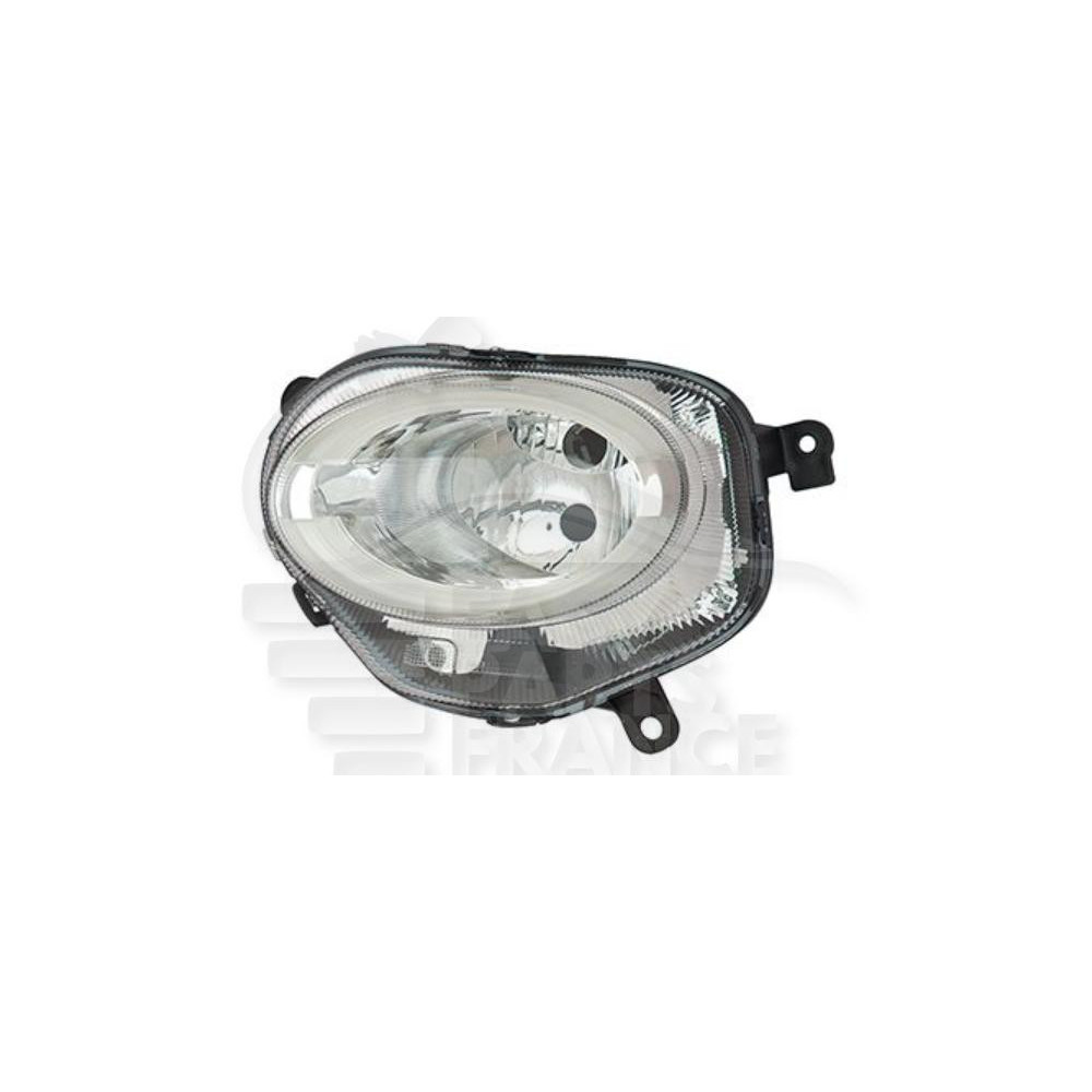 PHARE OPTIQUE GAUCHE H7 ÉLECTRIQUE AVEC MOTEUR LED pour FIAT 500